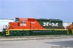 NdeM SD40-2 8788 at Fort Worth, Texas. September 7, 1980. 